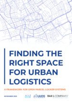 Finding the right space for urban logistics: a framework for open parcel locker systems